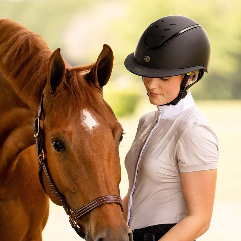 Ridhjälm MIPS Kylo Matte Solskärm Svart/Svart