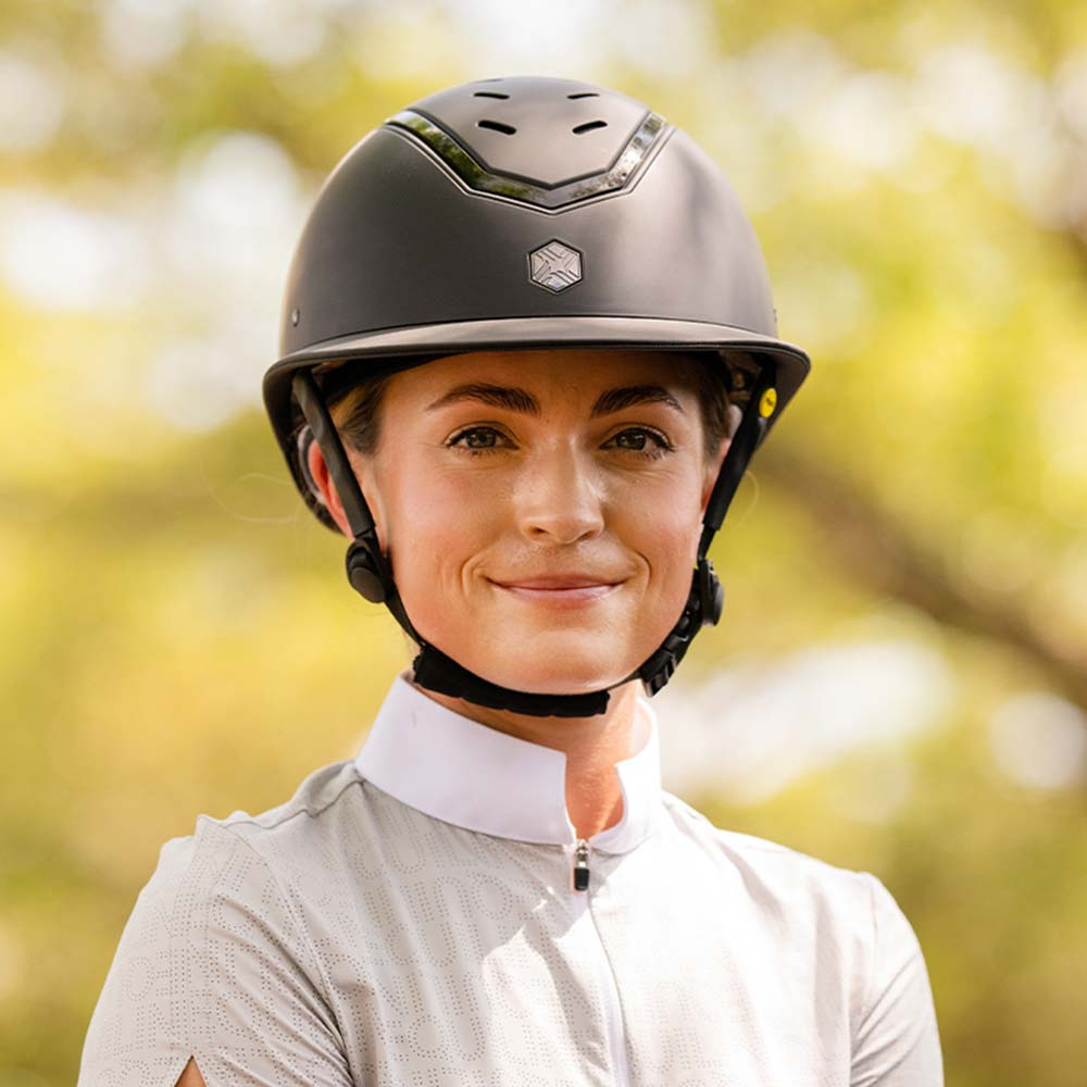 Ridhjälm MIPS Kylo Matte Solskärm Svart/Svart