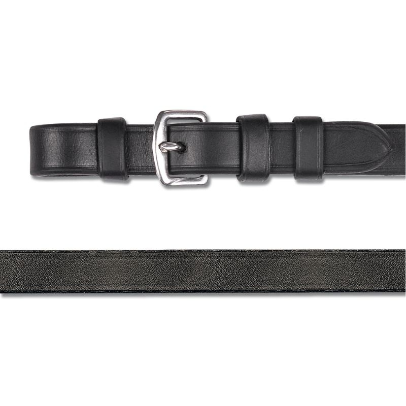 Kandartyglar Leather 12mm Buckles Svart Full