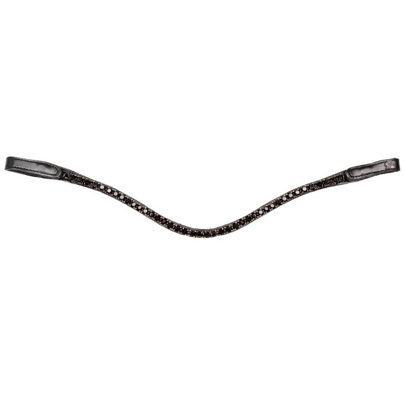 Pannband Shine X-Line Svart/Svart