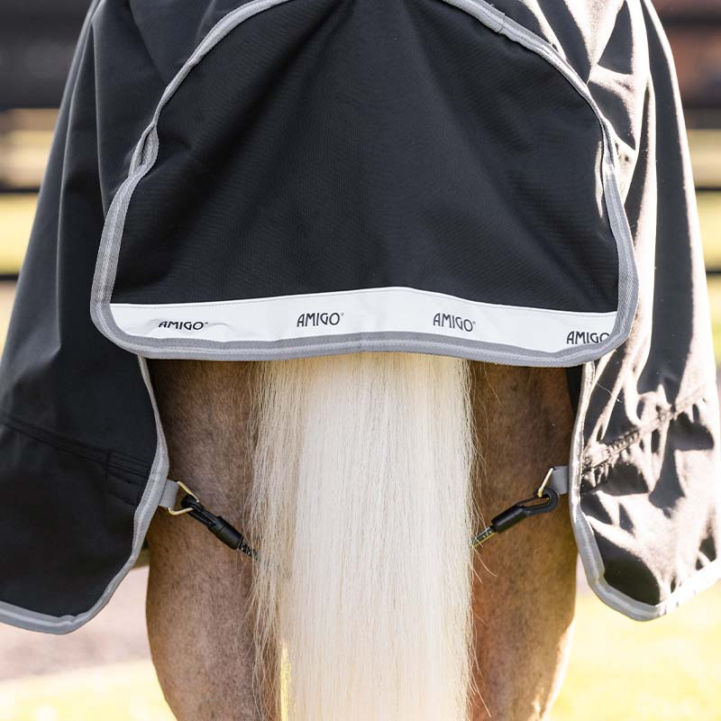 Regntäcke Amigo Ripstop 900D 0g Pony Svart/Grå