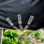 Vintertäcke med Hals Amigo Bravo 12 Plus Bundle (50g+100g+200g) V-Front Svart/Grå Vintertäcke med Hals Amigo Bravo 12 Plus Bundle (50g+100g+200g) V-Front Svart/Grå