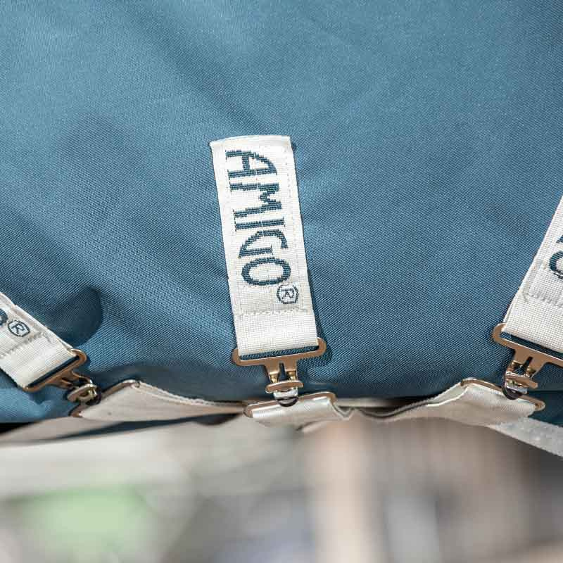 Vintertäcke AmEco Bravo 12 Plus Turnout 100g Turkos