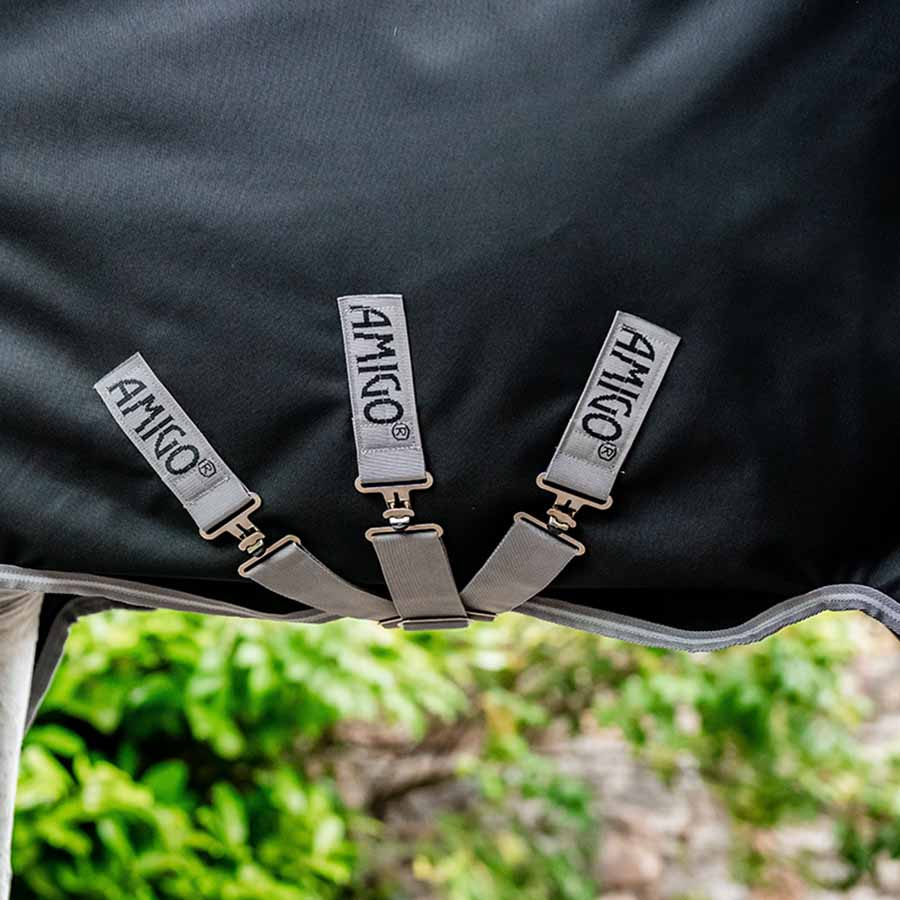 Regntäcke Amigo Bravo 12 1200D Plus 0g Svart/Grå