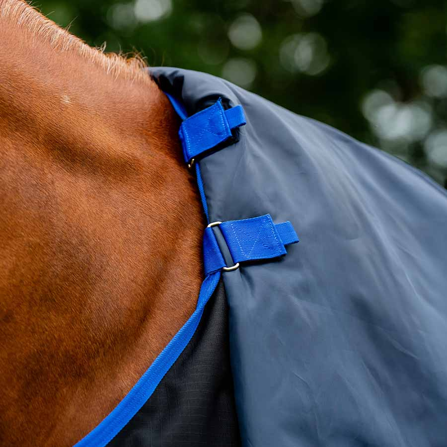 Vintertäcke med Hals Amigo Ripstop 900 Plus 200g Svart/Blå