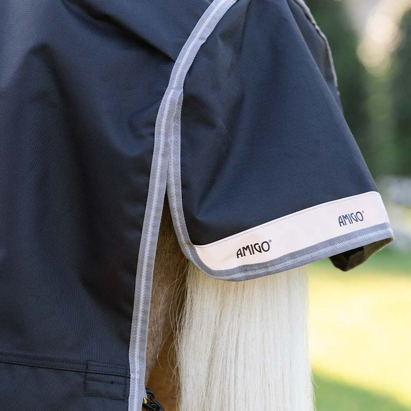 Regntäcke Amigo 1200D Plus Pony 0g Svart/Grå