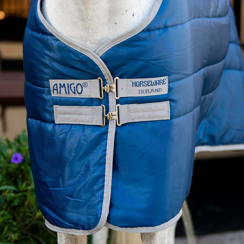 Stalltäcke Amigo Insulator Ripstop 210D 100g Marinblå/Grå