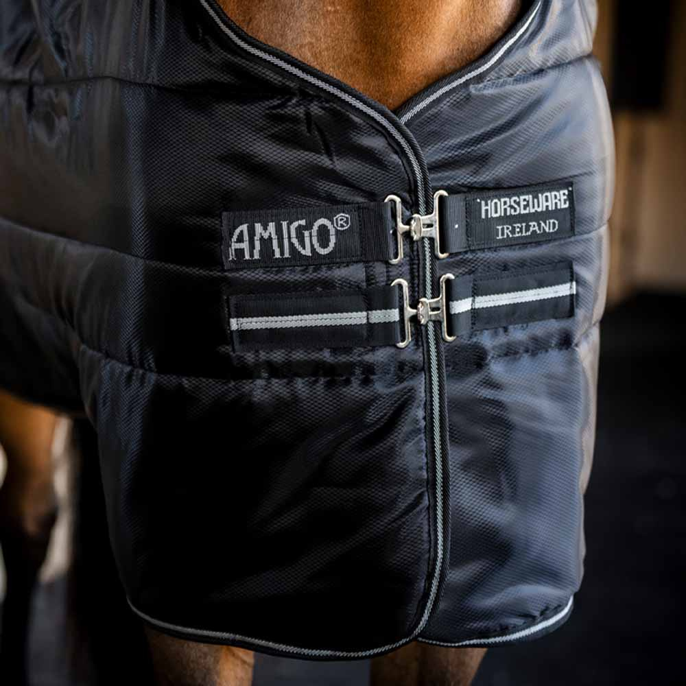 Stalltäcke Amigo Insulator Ripstop 210D 100g Svart/Silver