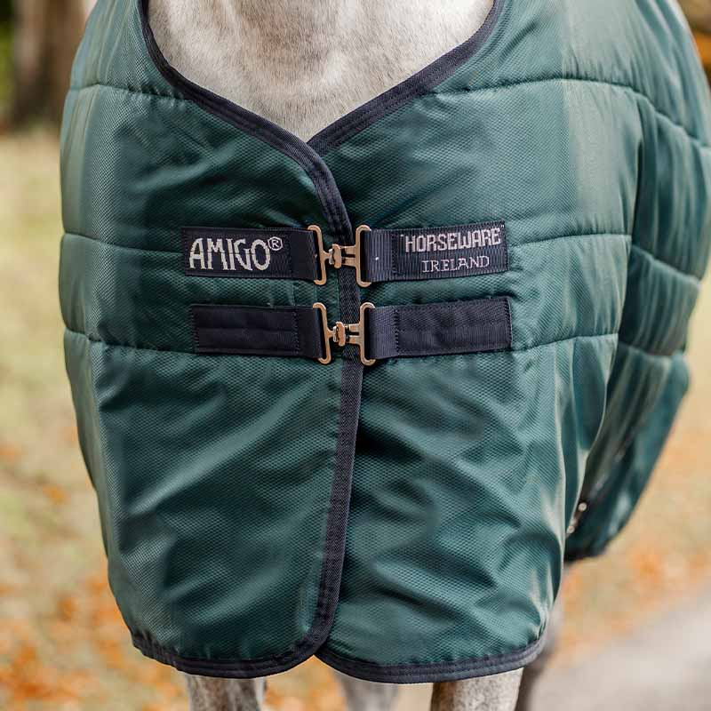 Stalltäcke Amigo Insulator Ripstop 210D 200g Grön/Marinblå/Silver