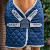 Stalltäcke Amigo Quilted 600D Plus 200g Marinblå/Grå/Silver Stalltäcke Amigo Quilted 600D Plus 200g Marinblå/Grå/Silver