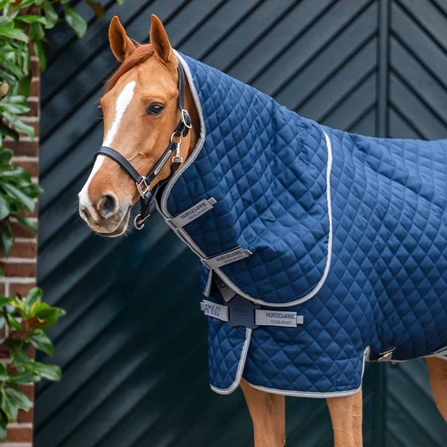 Stalltäcke Amigo Quilted 600D Plus 200g Marinblå/Grå/Silver