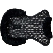 Gelpad med Fårskinn Svart Gelpad med Fårskinn Svart