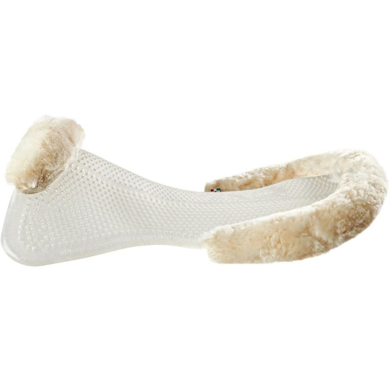 Gelpad med Fårskinn Transparent
