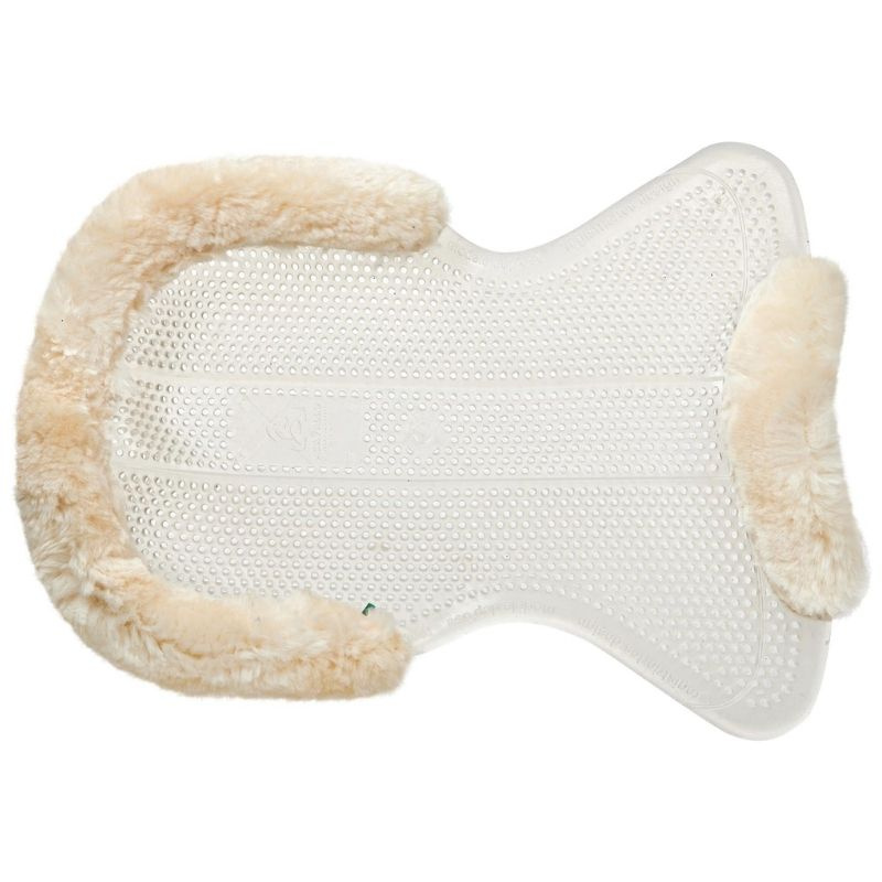 Gelpad med Fårskinn Transparent