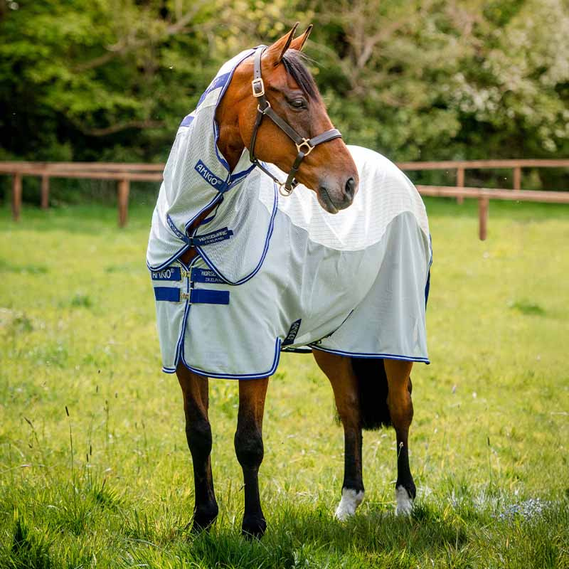 Flug- & Sommartäcke Amigo Airflow Plus Vit/Grå/Blå