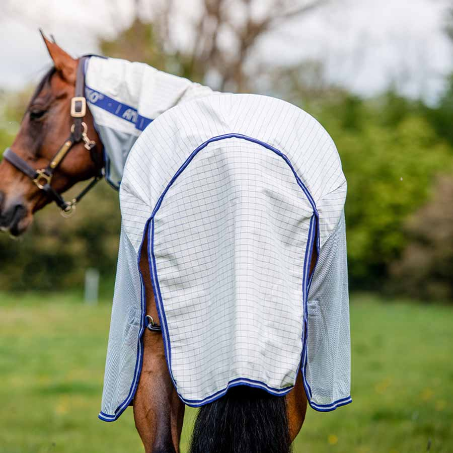 Flug- & Sommartäcke Amigo Airflow Plus Vit/Grå/Blå