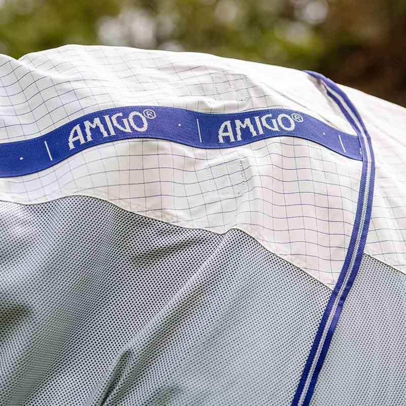 Flug- & Sommartäcke Amigo Airflow Plus Vit/Grå/Blå