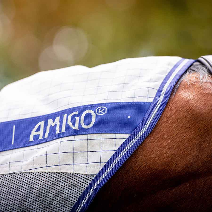 Flug- & Sommartäcke Amigo Airflow Plus Vit/Grå/Blå