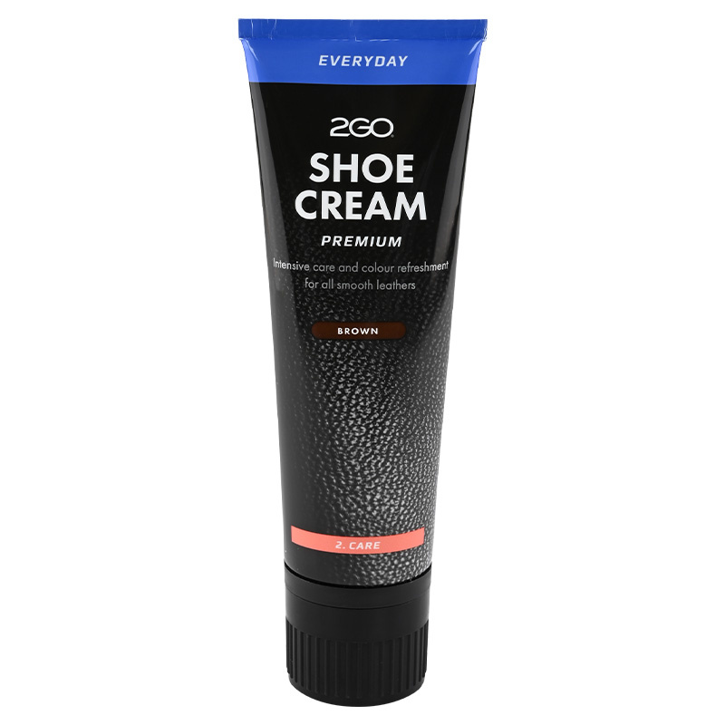 Skokräm Premium Pigment Brun 80ml