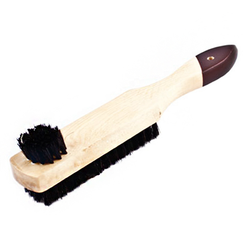 Skoborste med Påstrykare Polish Ensidig Svart