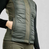 Hybridväst Emma Softshell Forest Green Hybridväst Emma Softshell Forest Green