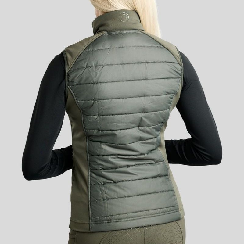 Hybridväst Emma Softshell Forest Green