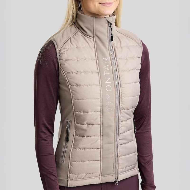 Hybridväst Emma Softshell Pearl Grey