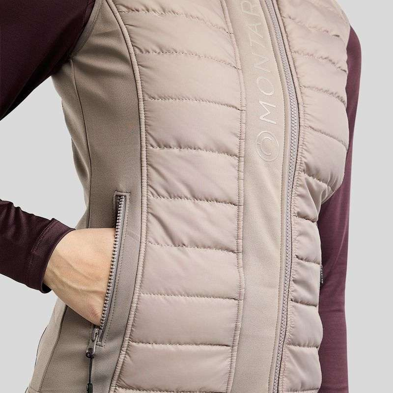 Hybridväst Emma Softshell Pearl Grey