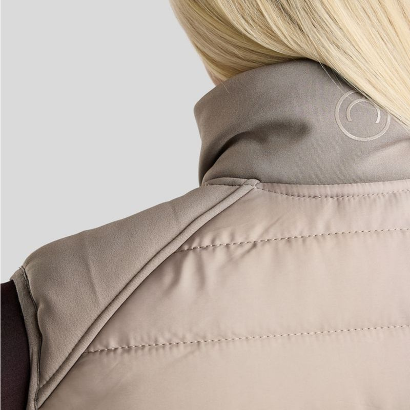 Hybridväst Emma Softshell Pearl Grey