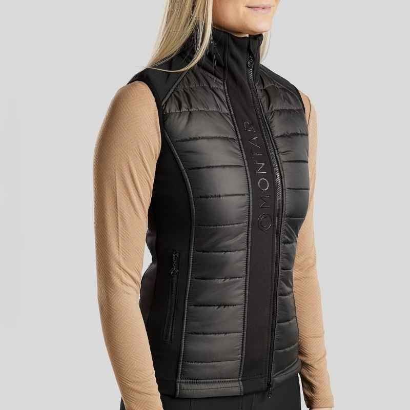 Hybridväst Emma Softshell Svart