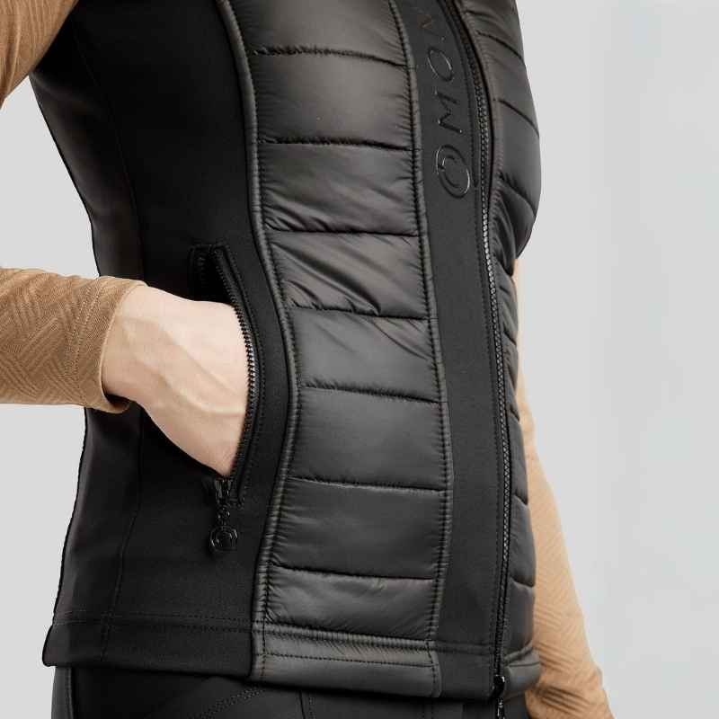 Hybridväst Emma Softshell Svart