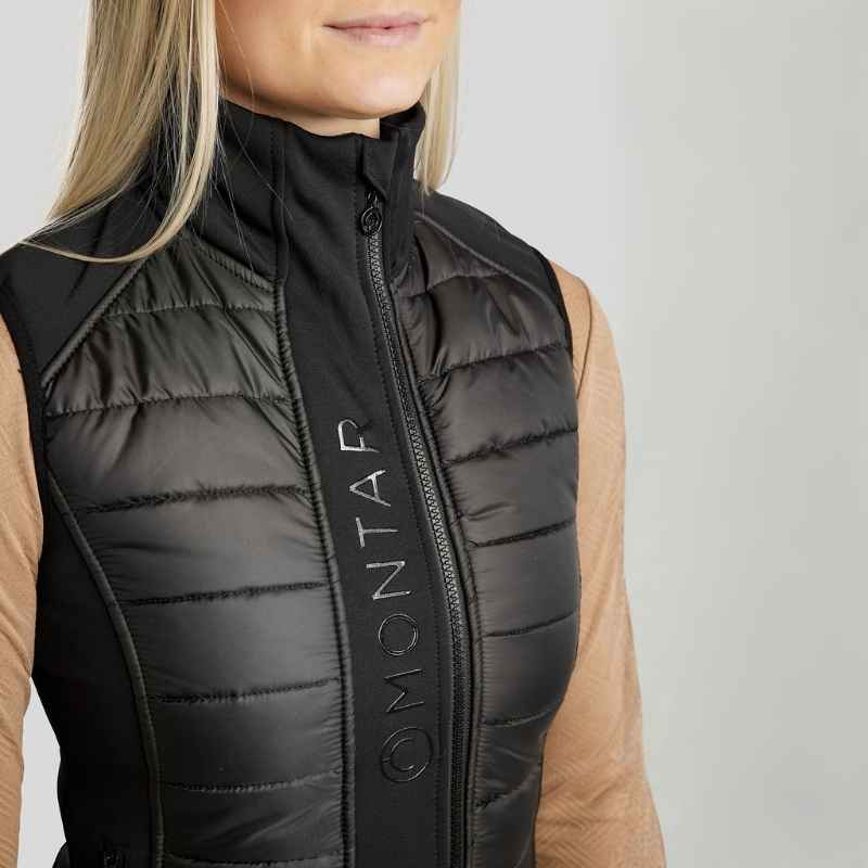 Hybridväst Emma Softshell Svart