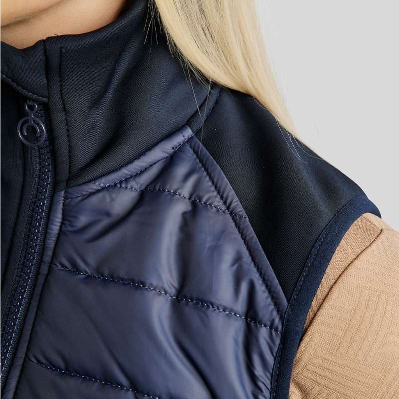 Hybridväst Emma Softshell Marinblå