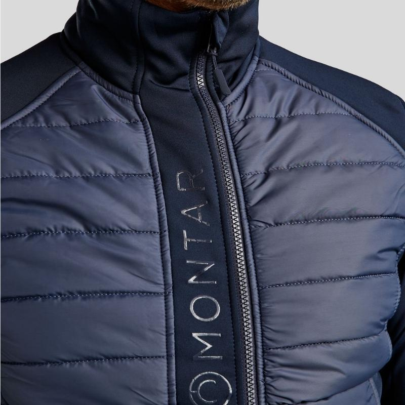 Hybridväst Herr Emanuel Softshell Marinblå