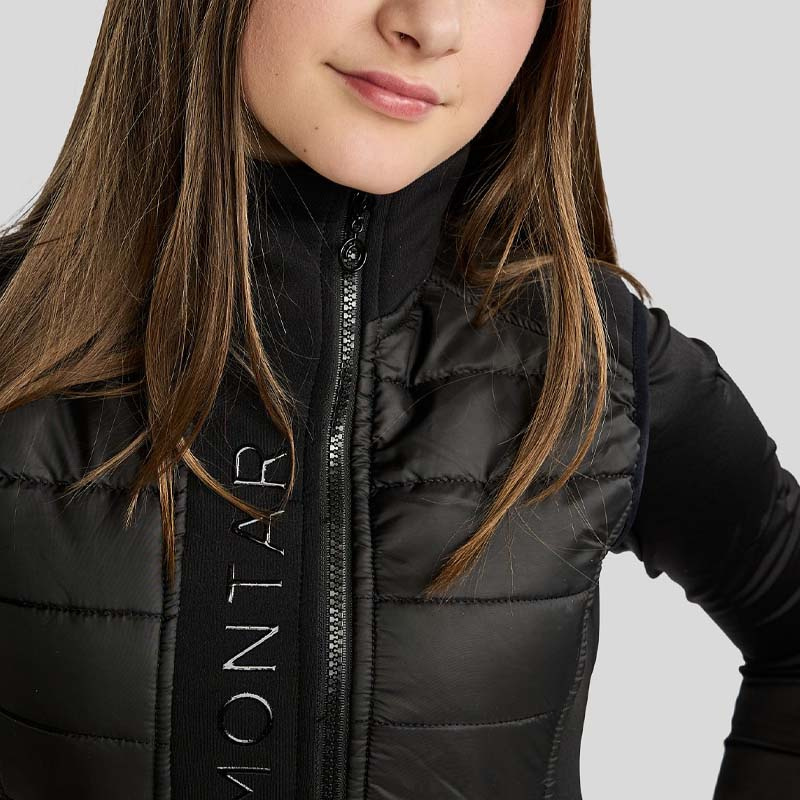 Hybridväst Barn/Junior Emma Softshell Svart