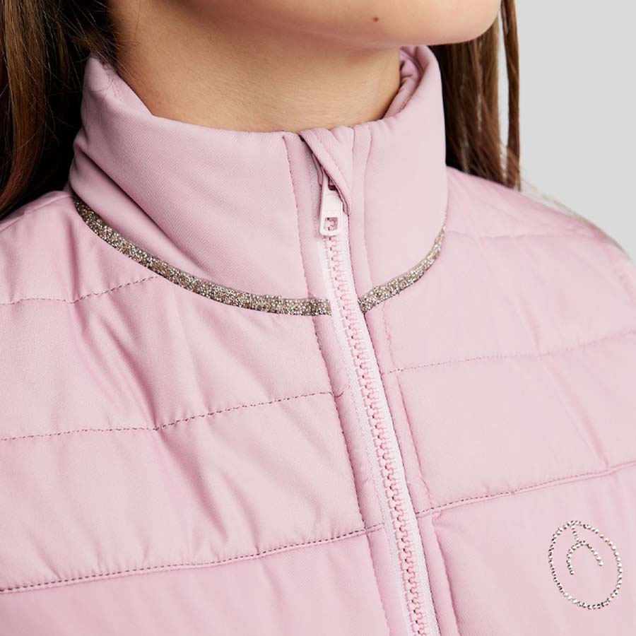 Hybridväst Barn/Junior MoLila Softshell Champagne Crystal Tape Candy Pink