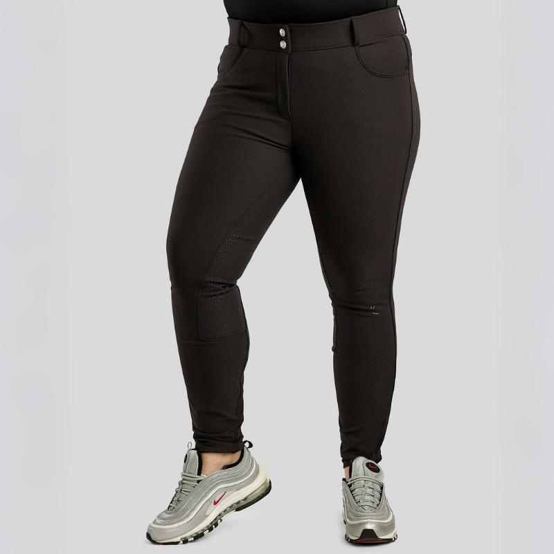 Ridbyxor Megan Yati Curve Full Grip Svart