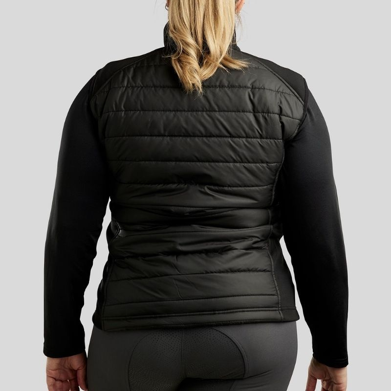 Hybridväst Emma Softshell Curve Svart