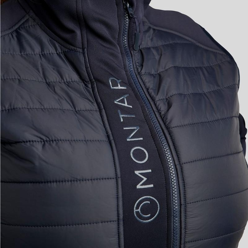 Hybridväst Emma Softshell Curve Marinblå