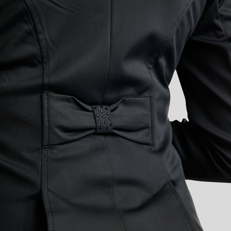 Kort Dressyrfrack Softshell Svart