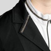 Kort frack MoKylie Softshell Gun Metal Crystals Svart Kort frack MoKylie Softshell Gun Metal Crystals Svart