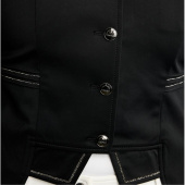 Kort frack MoKylie Softshell Gun Metal Crystals Svart Kort frack MoKylie Softshell Gun Metal Crystals Svart