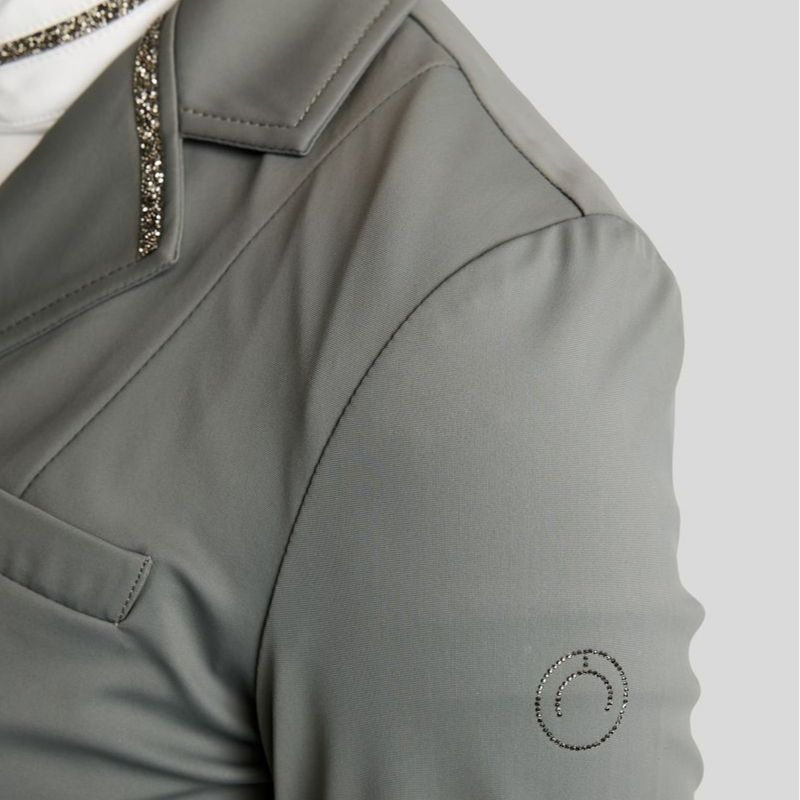 Kort frack MoKylie Softshell Gun Metal Crystals Grå