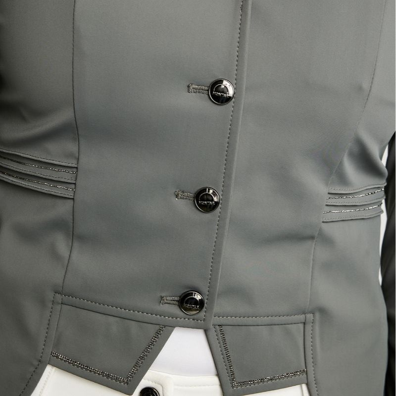 Kort frack MoKylie Softshell Gun Metal Crystals Grå