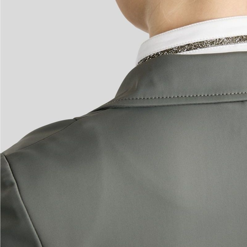 Kort frack MoKylie Softshell Gun Metal Crystals Grå