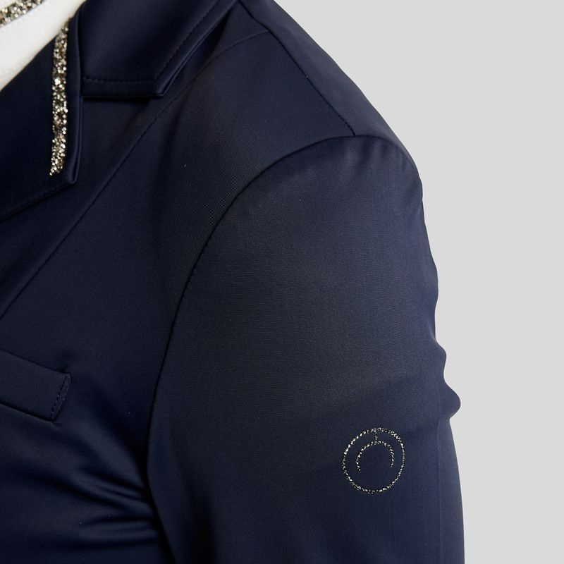 Kort frack MoKylie Softshell Gun Metal Crystals Marinblå