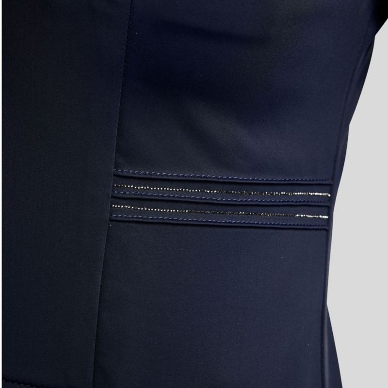 Kort frack MoKylie Softshell Gun Metal Crystals Marinblå