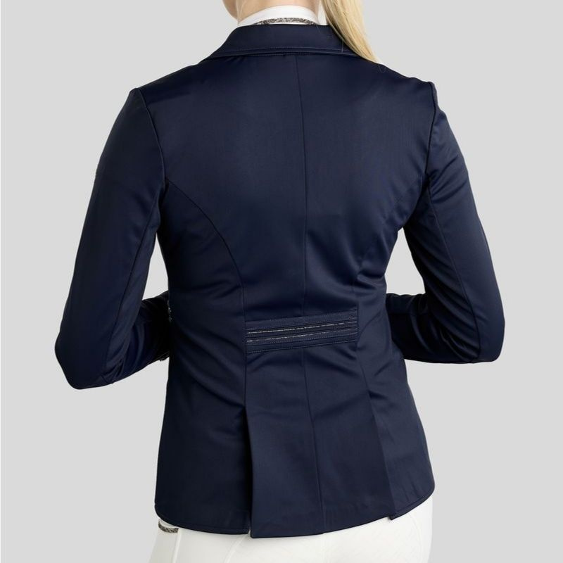 Kort frack MoKylie Softshell Gun Metal Crystals Marinblå