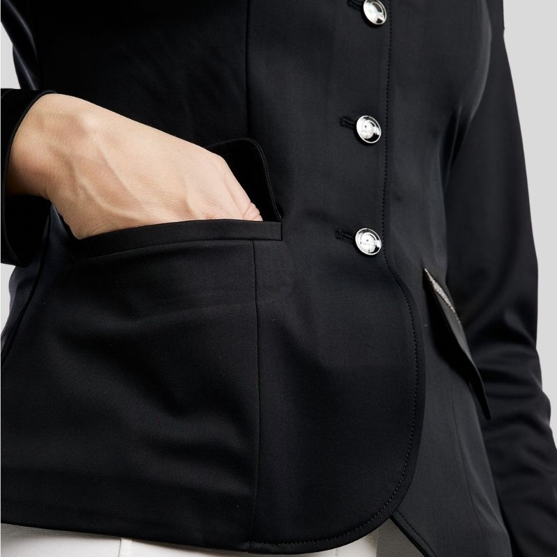 Tävlingskavaj MoGloria Softshell Caviar Tape Svart