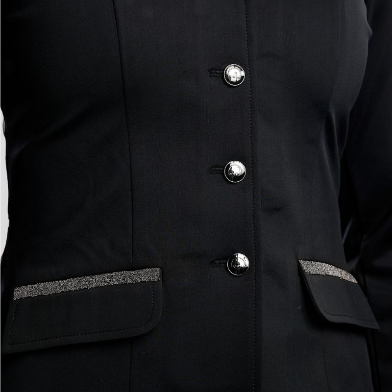 Tävlingskavaj MoGloria Softshell Caviar Tape Svart